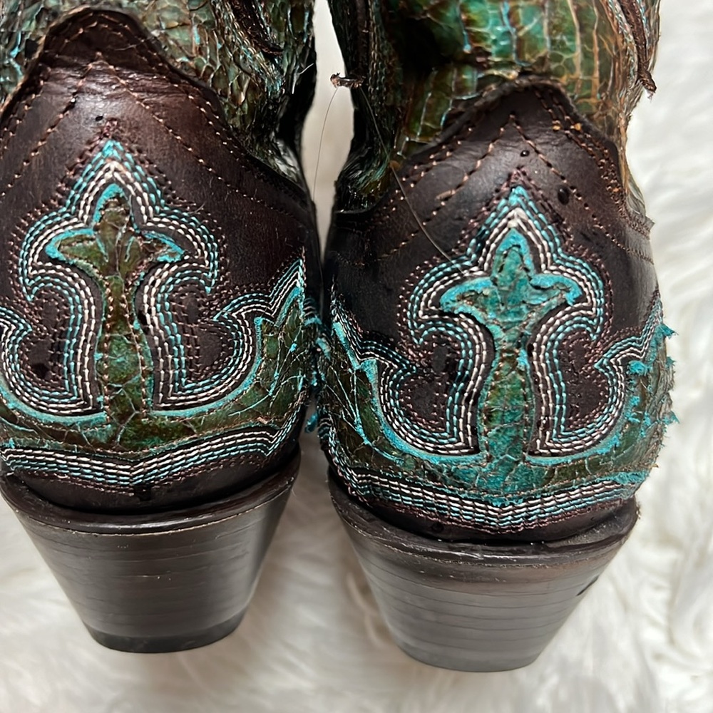 Corral EUC Women’s Western boots purchased in Nashville - size 7.5 M - Picture 5 of 11